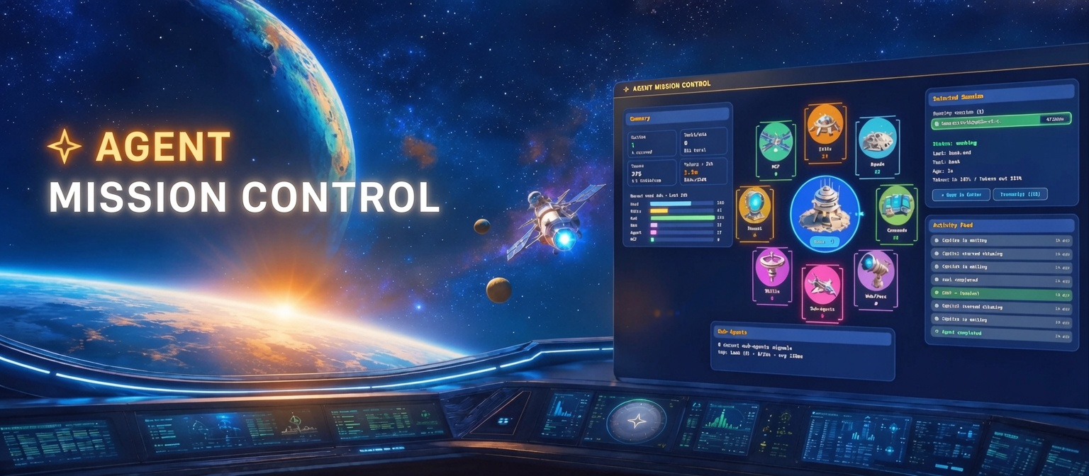Agent Mission Control banner